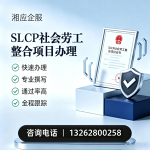 长沙SLCP社会劳工整合项目申报服务