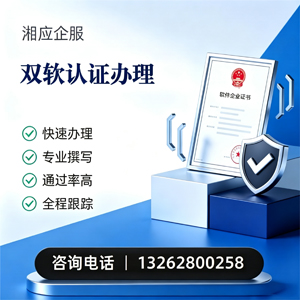 长沙双软认证申报服务