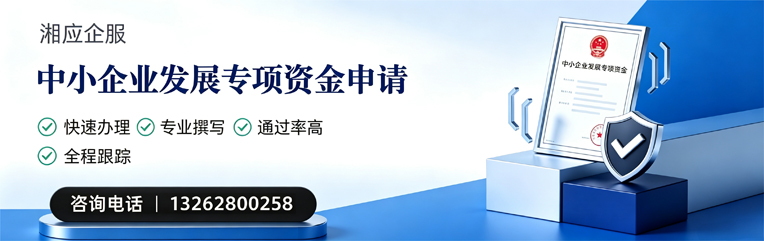 长沙中小企业发展专项资金申报服务