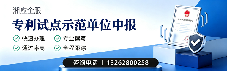 长沙专利试点示范单位申报服务