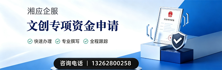长沙文创专项资金申报服务