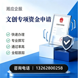 长沙文创专项资金申报服务