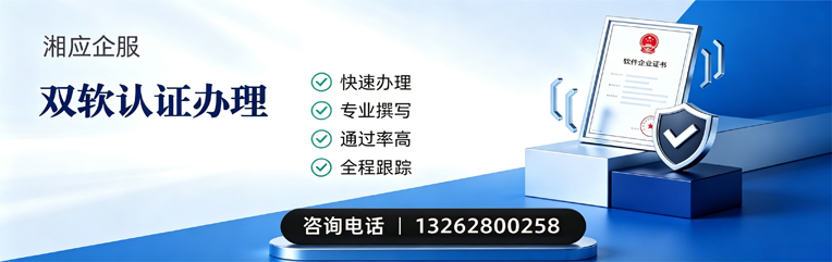长沙双软认证申报服务